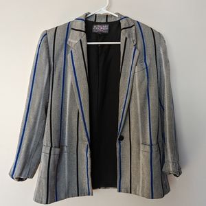 Herringbone Pinstripe Blazer